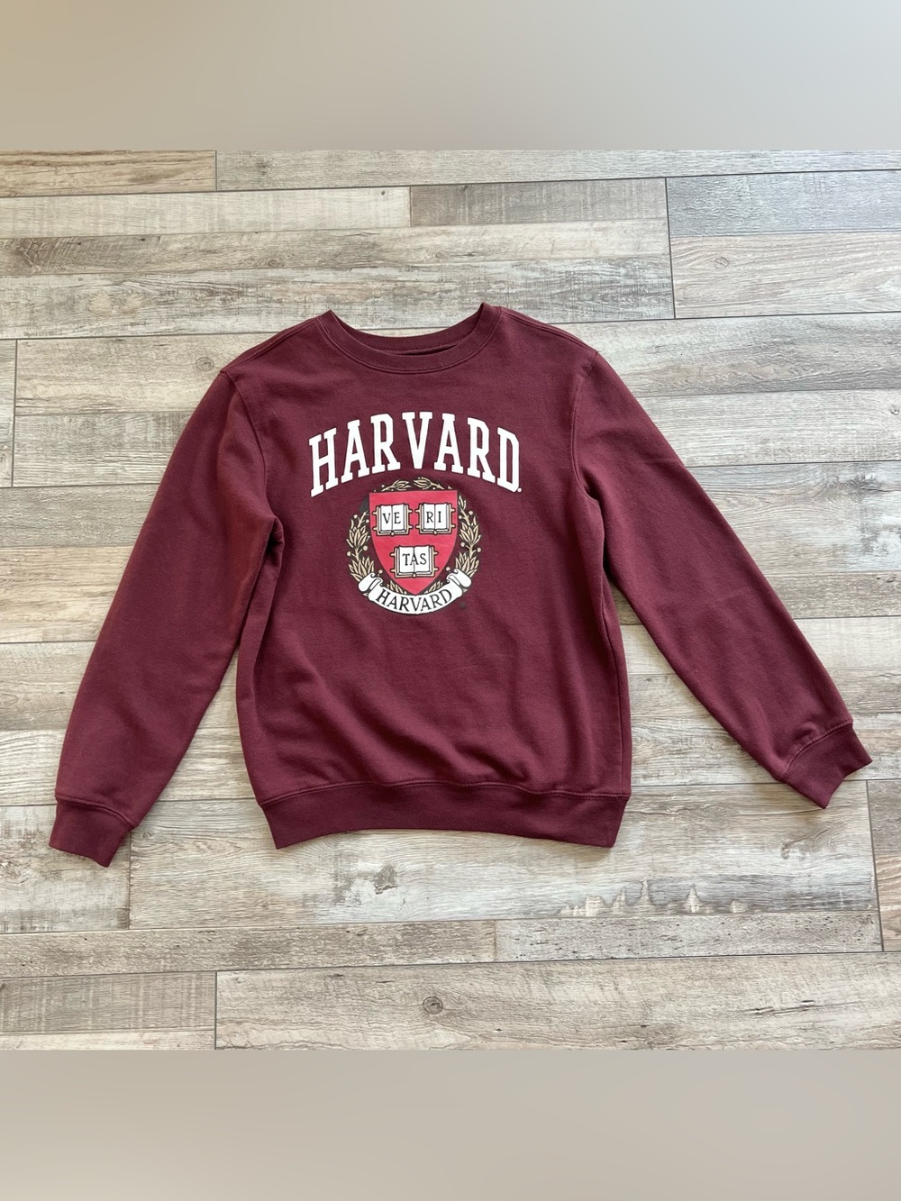 Gold Rush Harvard Crewneck Sweater Size Small